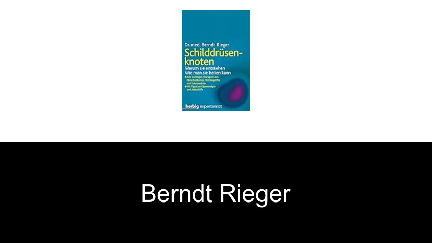 Bücher von Berndt Rieger