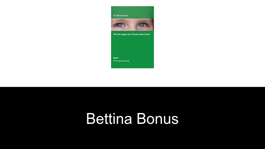 Bücher von Bettina Bonus