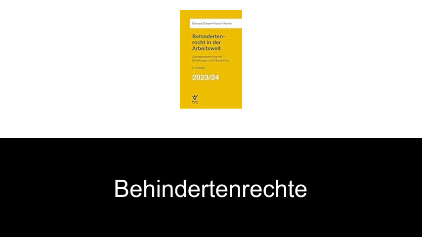 Behindertenrechte