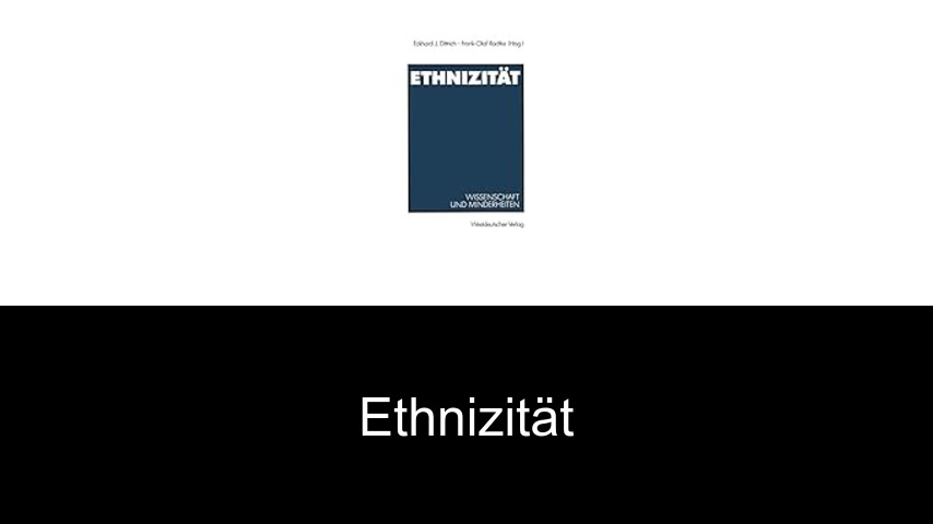Ethnizität