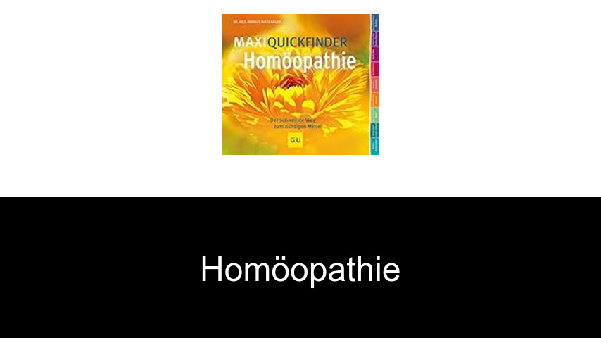 Bücher über Homöopathie