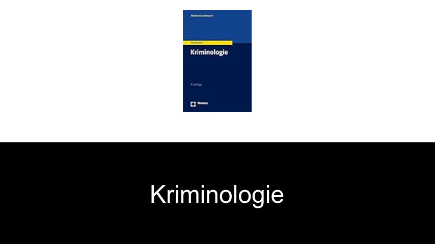 Kriminologie