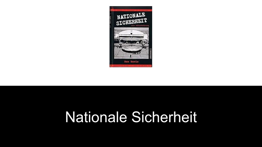 Nationale Sicherheit