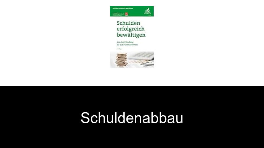 Schuldenabbau