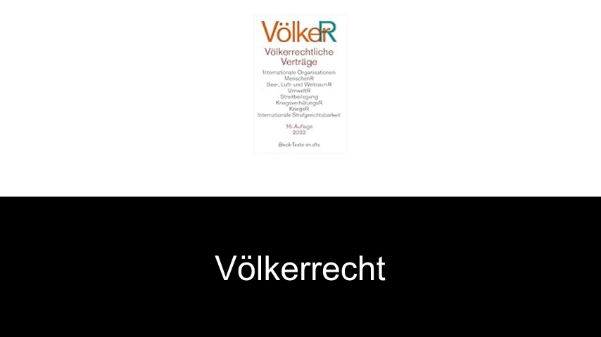 Völkerrecht