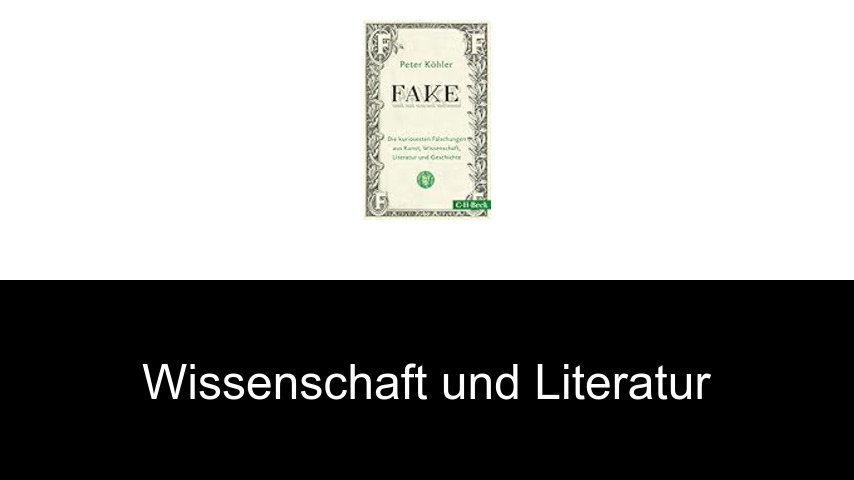 Wissenschaft und Literatur