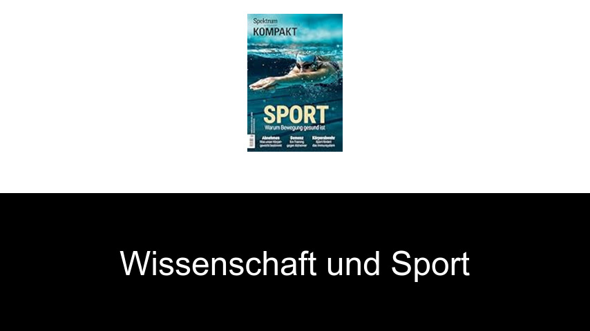 Wissenschaft und Sport