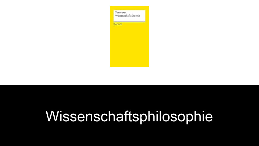 Wissenschaftsphilosophie