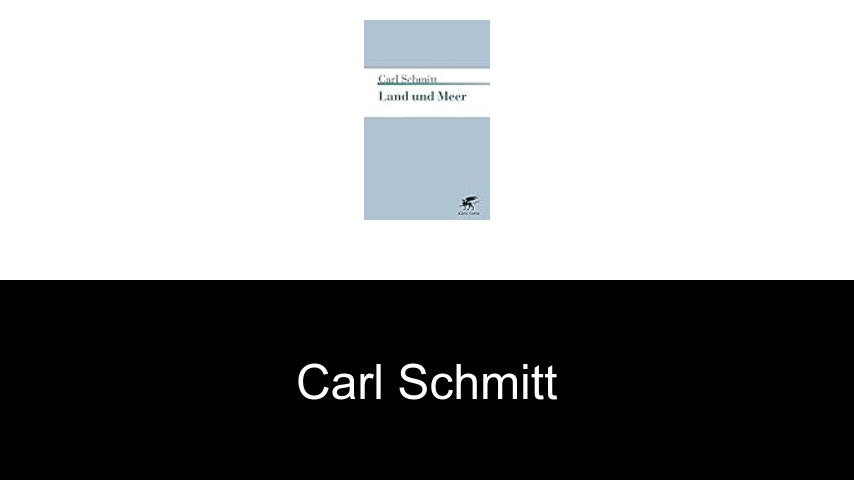 Bücher von Carl Schmitt