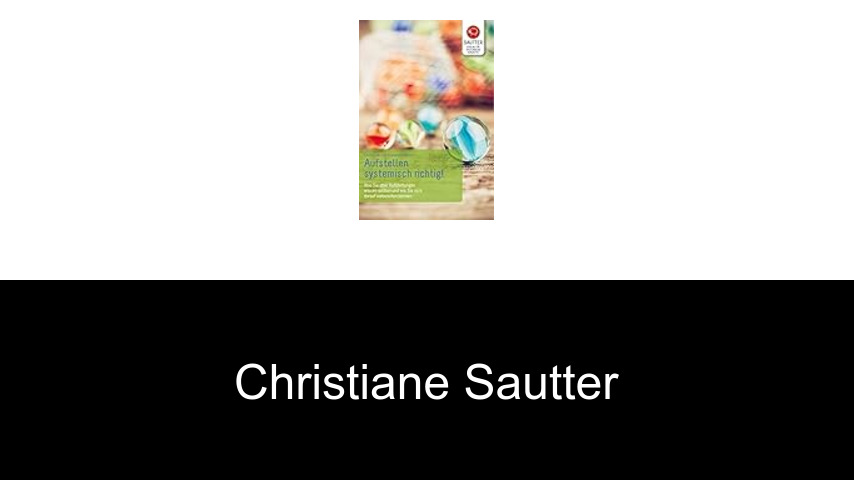 Bücher von Christiane Sautter