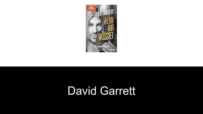 Bücher von David Garrett