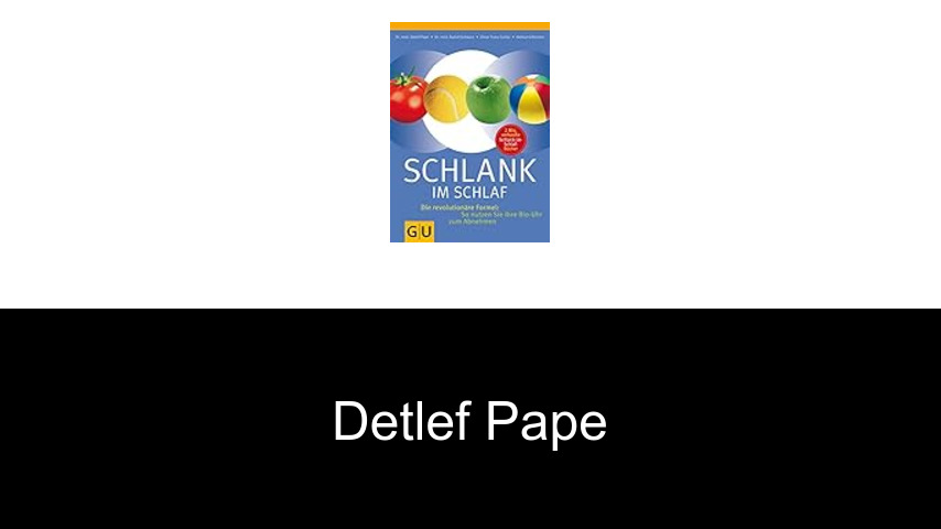 Bücher von Detlef Pape