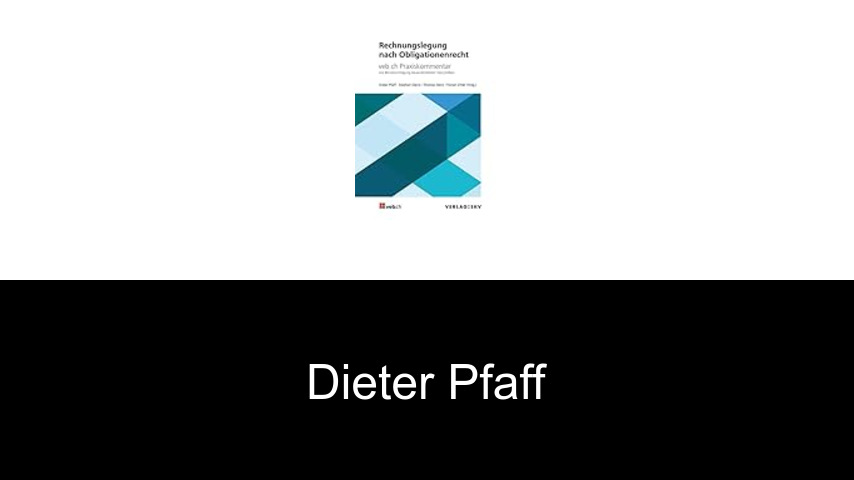 Bücher von Dieter Pfaff