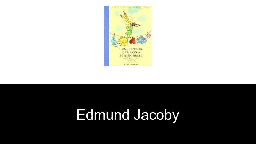 Bücher von Edmund Jacoby