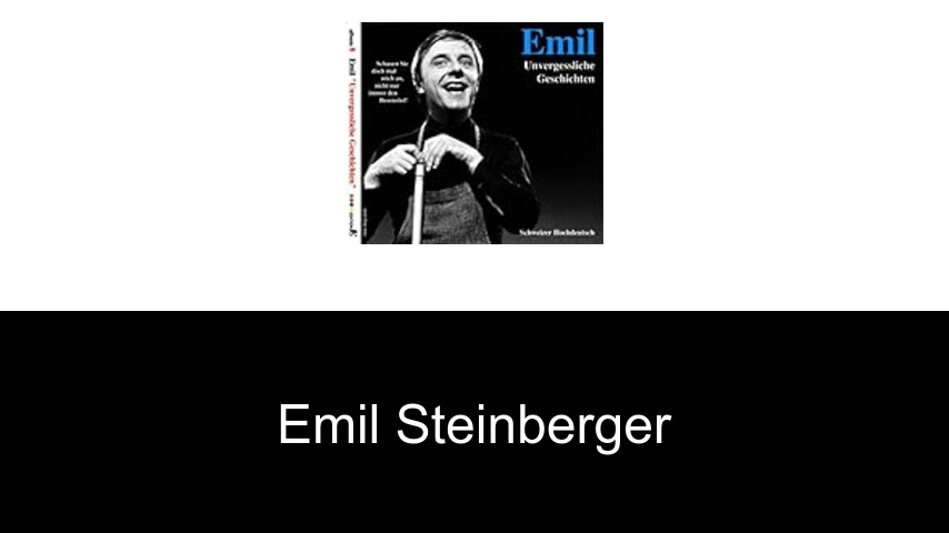 Bücher von Emil Steinberger