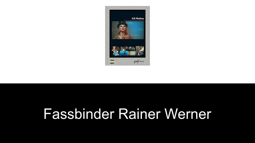 Bücher von Fassbinder Rainer Werner
