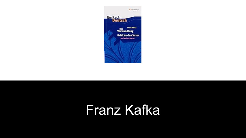 Bücher von Franz Kafka