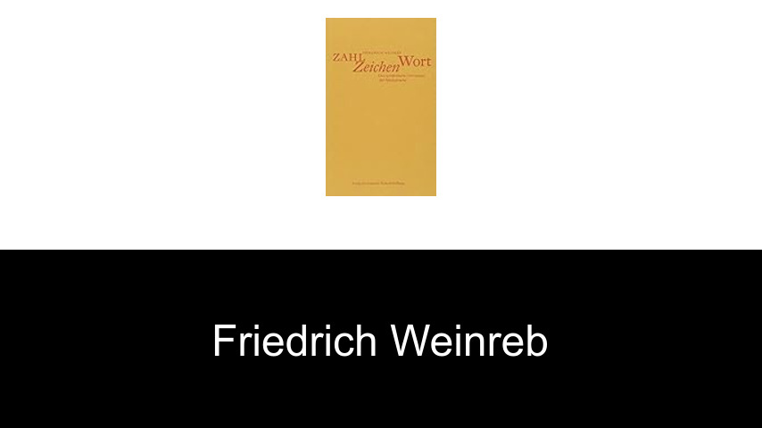 Bücher von Friedrich Weinreb