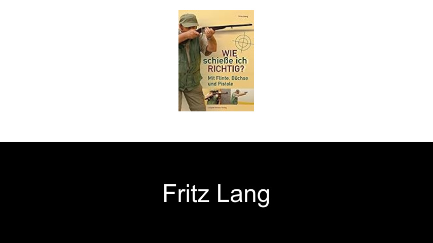 Bücher von Fritz Lang