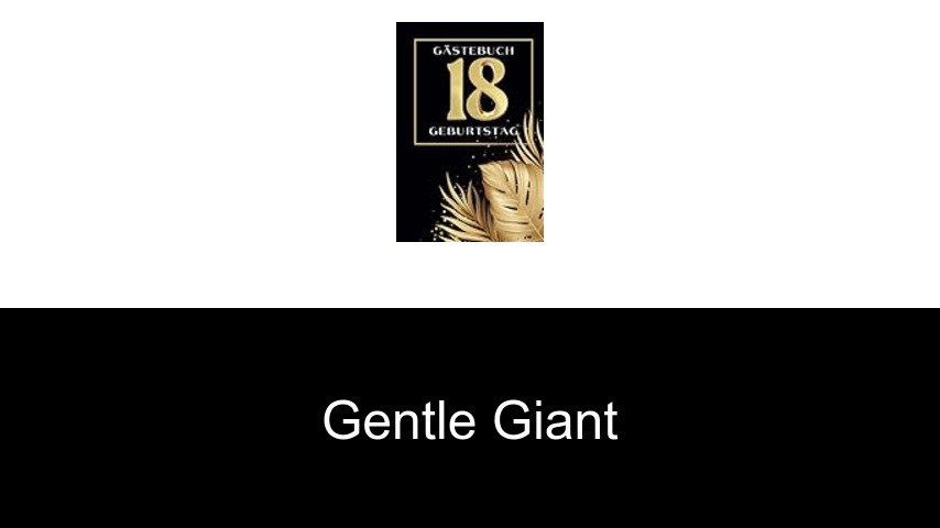 Bücher von Gentle Giant