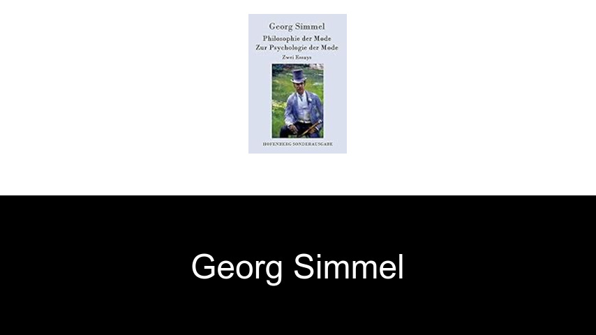 Bücher von Georg Simmel