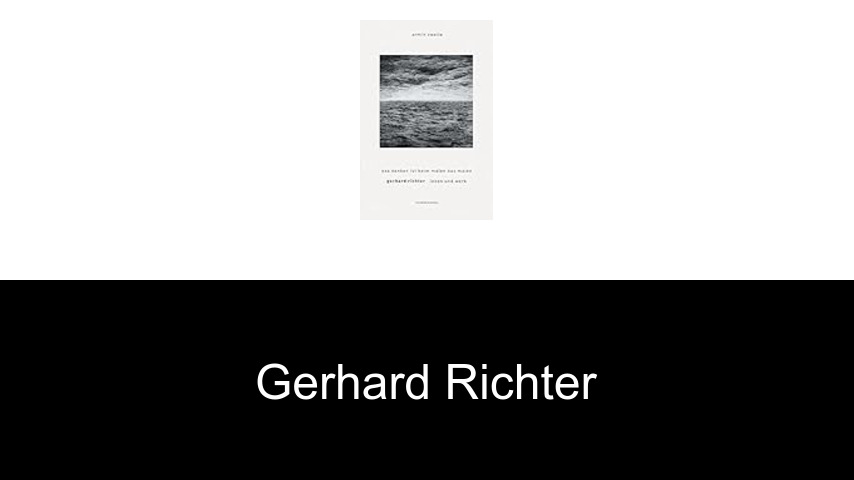 Bücher von Gerhard Richter
