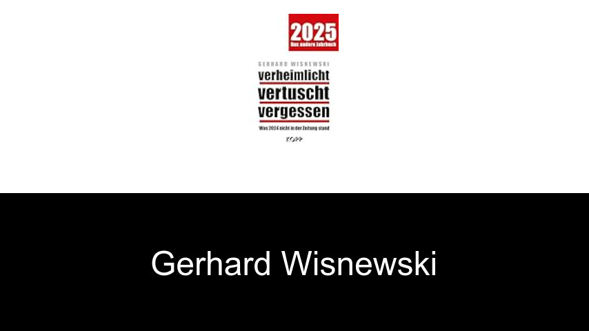 Bücher von Gerhard Wisnewski