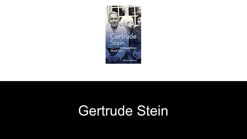 Bücher von Gertrude Stein
