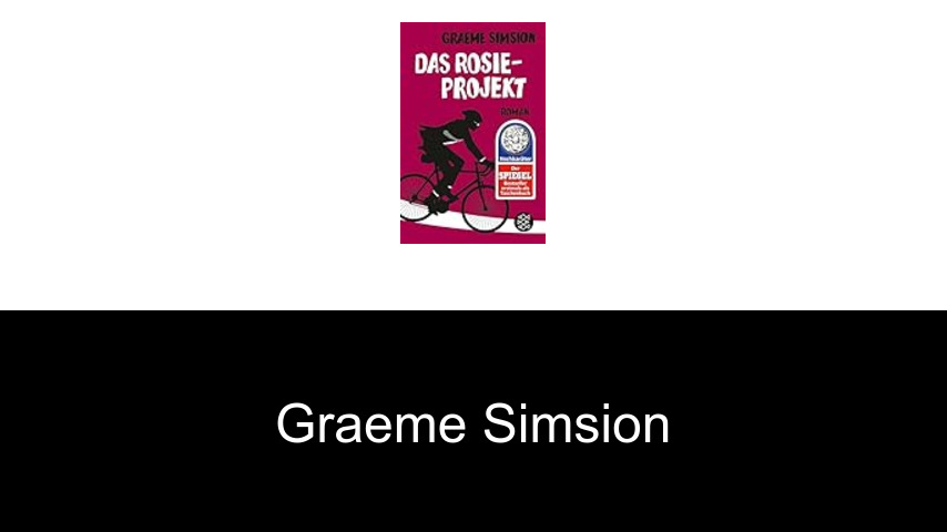 Bücher von Graeme Simsion