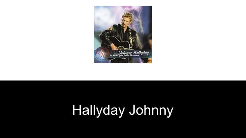 Bücher von Hallyday Johnny