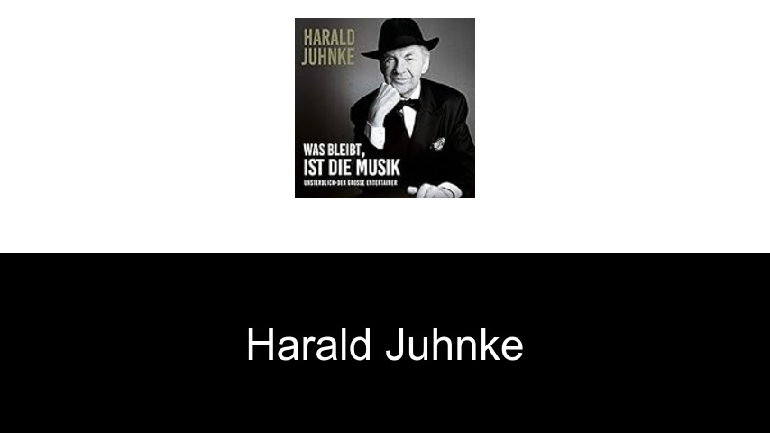 Bücher von Harald Juhnke