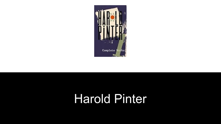 Bücher von Harold Pinter