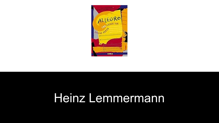 Bücher von Heinz Lemmermann