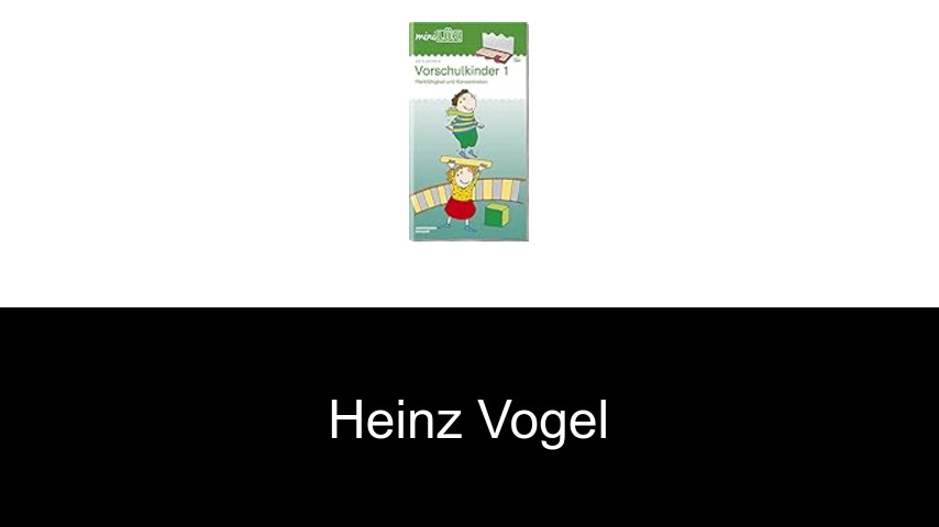 Bücher von Heinz Vogel
