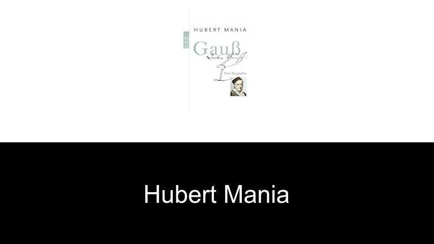 Bücher von Hubert Mania