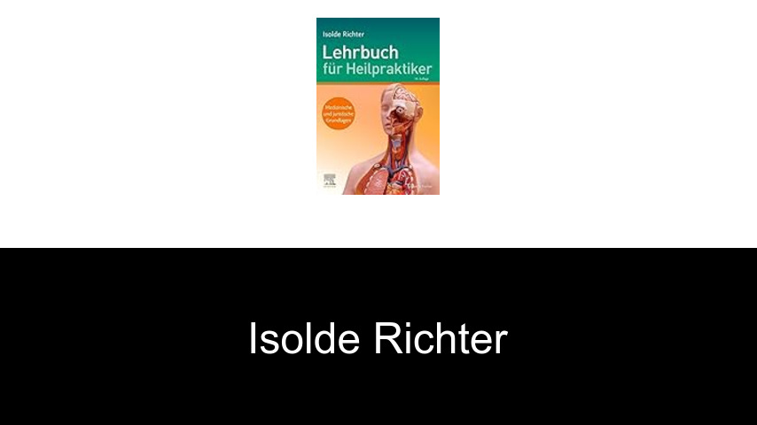 Bücher von Isolde Richter