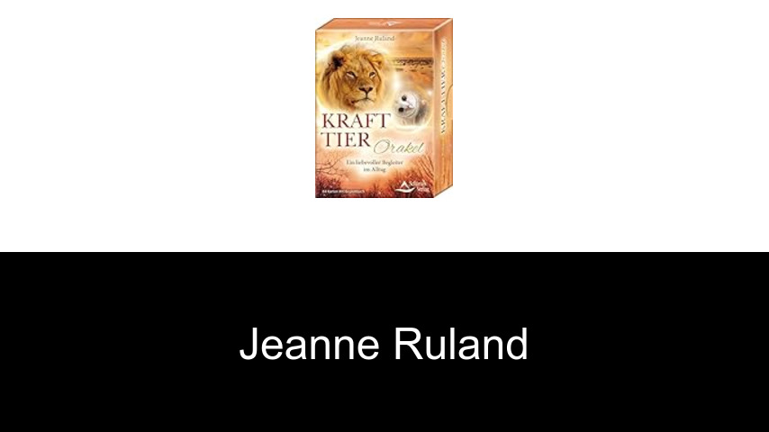 Bücher von Jeanne Ruland