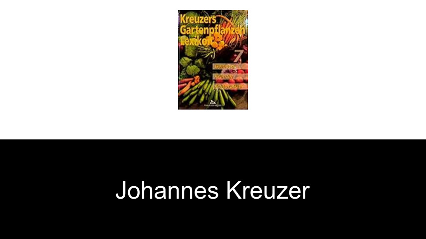 Bücher von Johannes Kreuzer