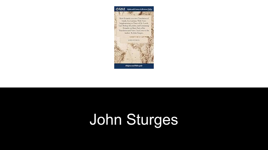 Bücher von John Sturges