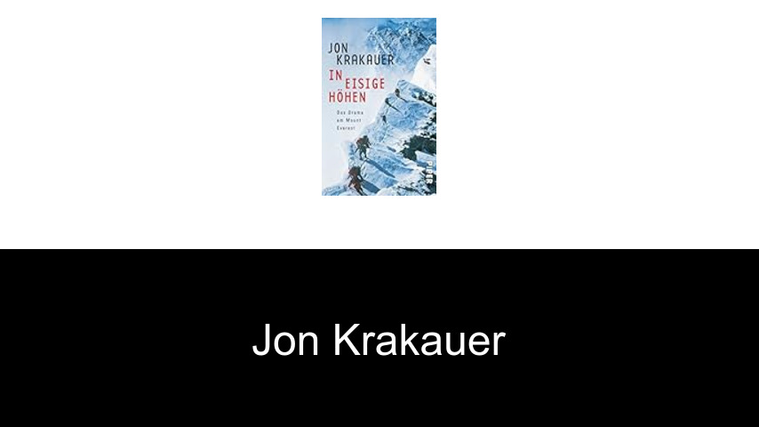 Bücher von Jon Krakauer
