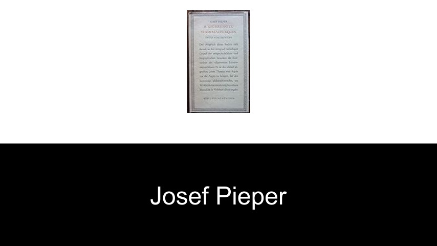 Bücher von Josef Pieper