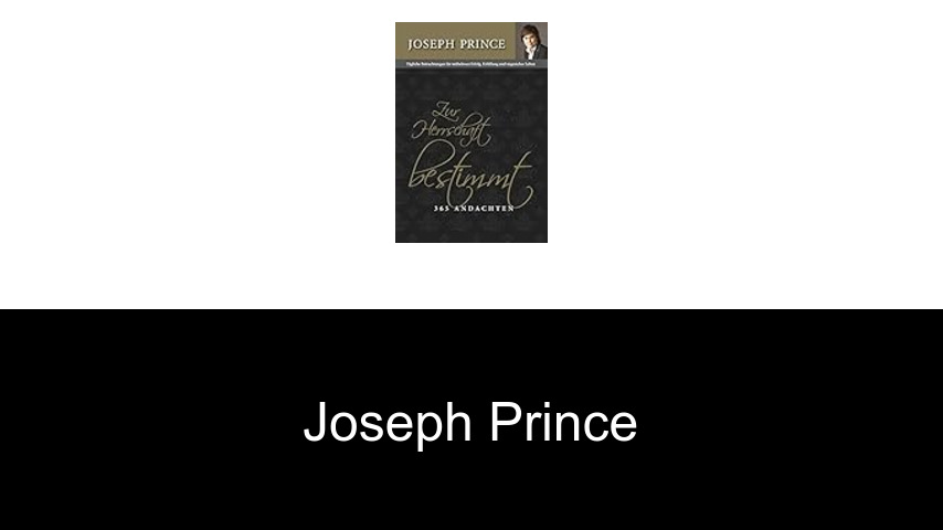 Bücher von Joseph Prince