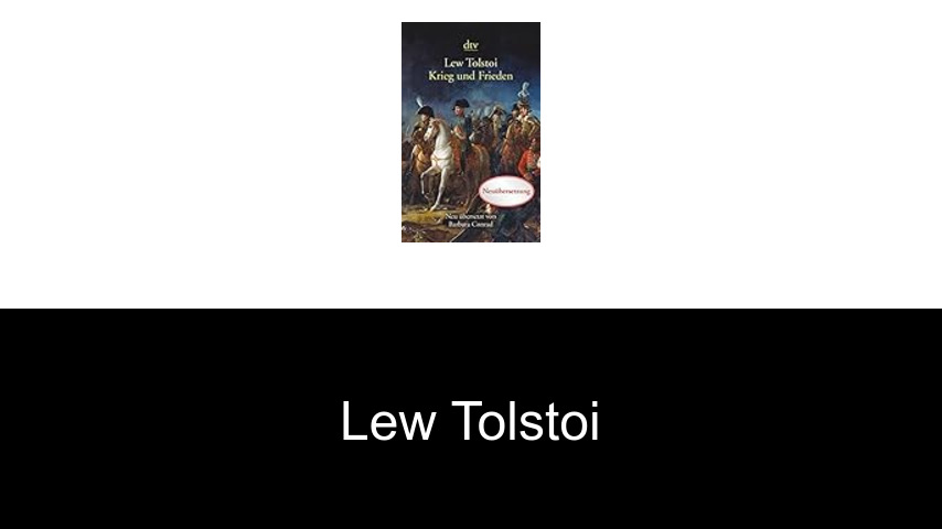 Bücher von Lew Tolstoi
