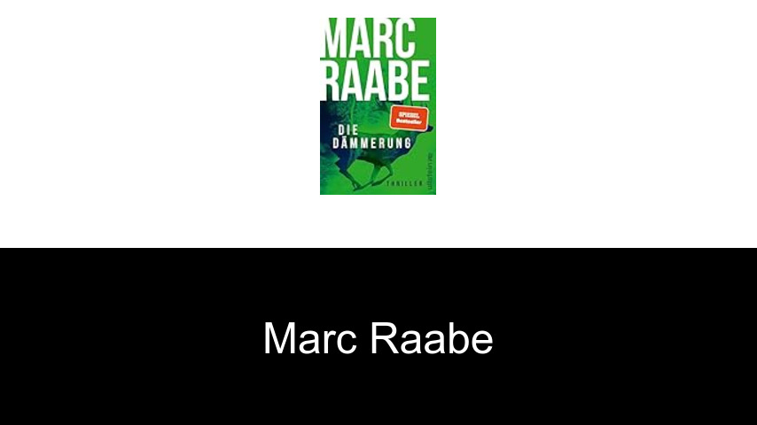 Bücher von Marc Raabe