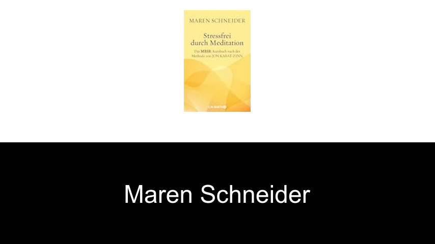 Bücher von Maren Schneider