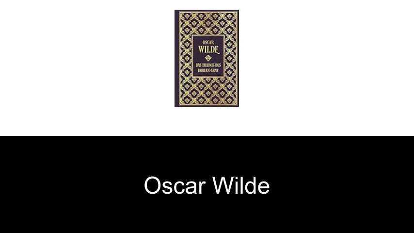 Bücher von Oscar Wilde