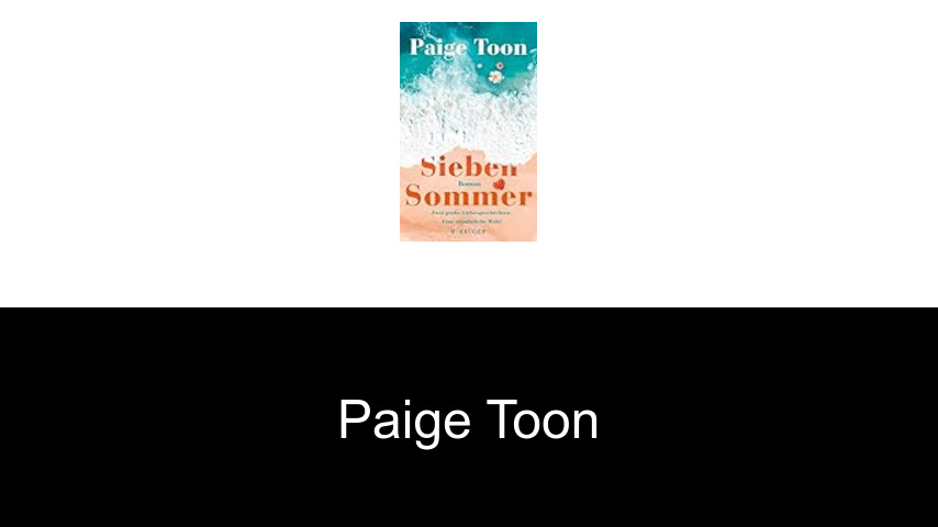 Bücher von Paige Toon