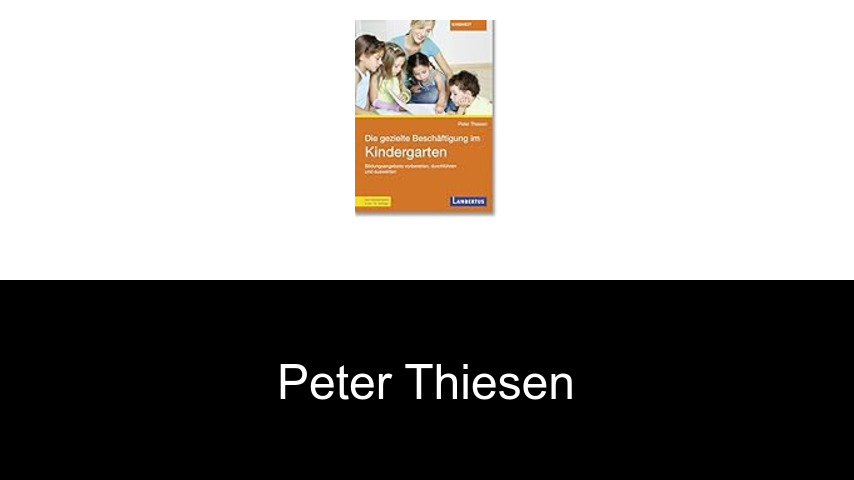 Bücher von Peter Thiesen