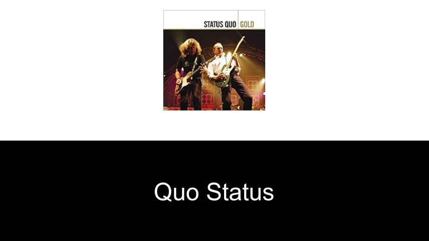 Bücher von Quo Status