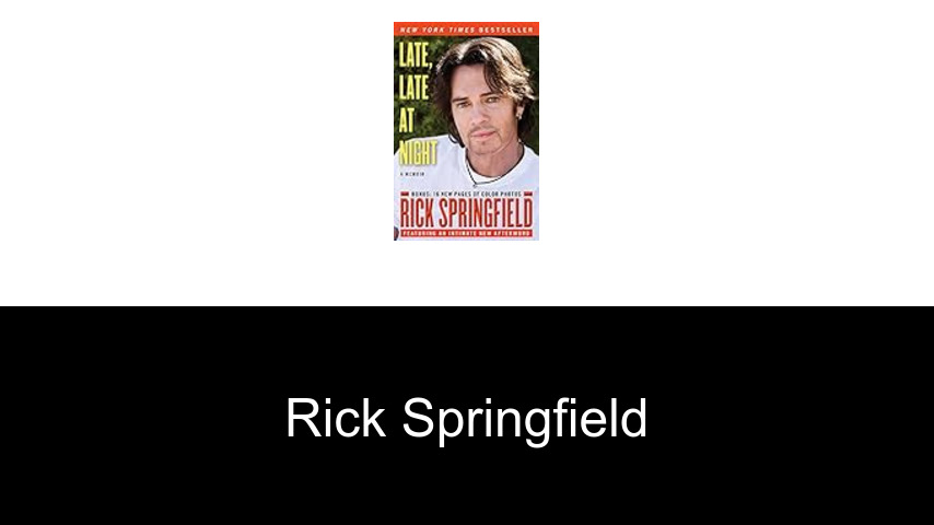 Bücher von Rick Springfield
